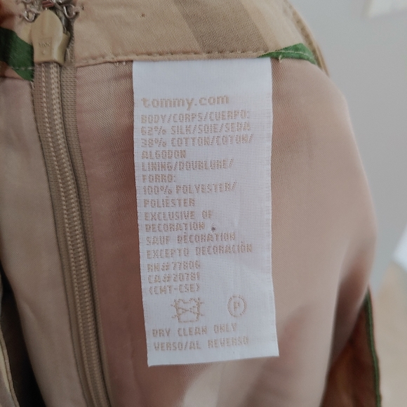 Tommy Hilfiger Silk Pleated Skirt Plaid Size 10 - Picture 14 of 16